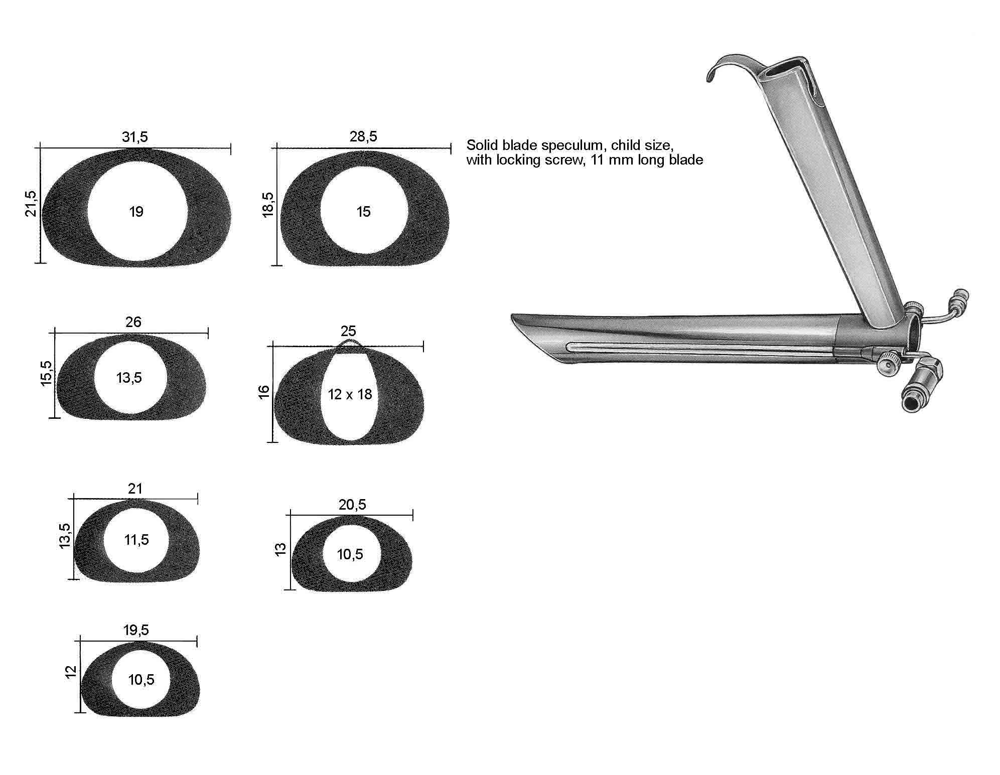 KLEINSASSER LARİNGESKOP IŞIK TAŞIYICILI ORTA 17C